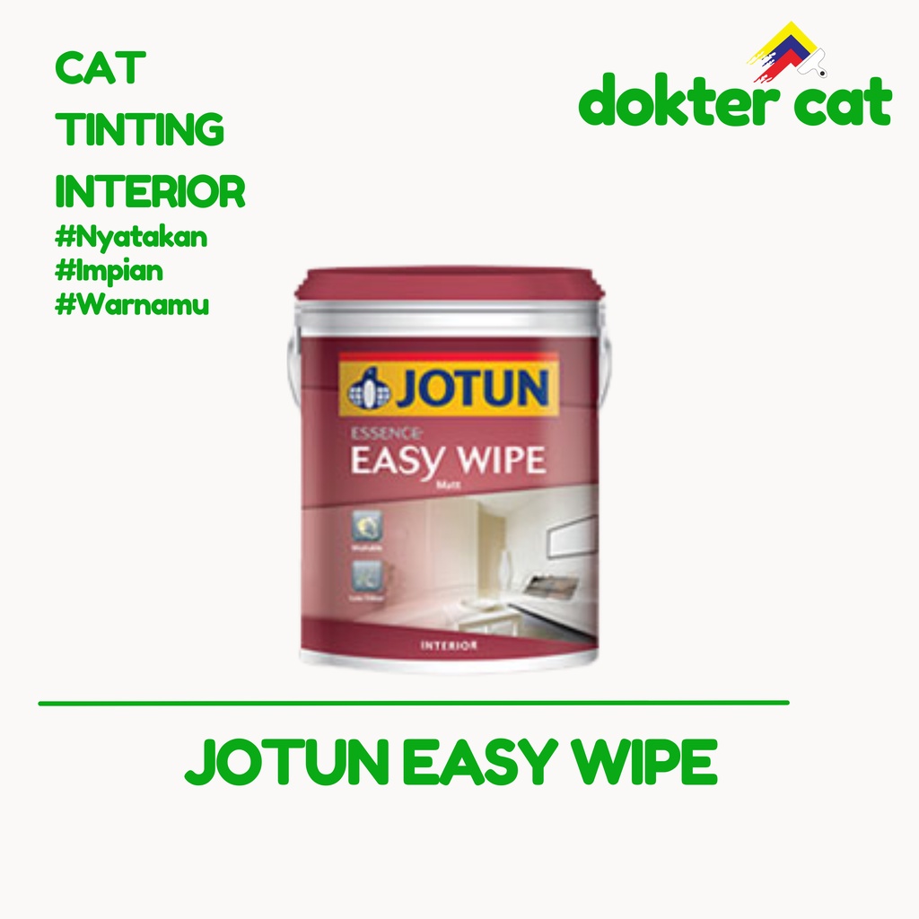 JOTUN EASY WIPE 18 Lt / CAT TEMBOK / CAT TINTING / CAT MURAH / CAT JOTUN
