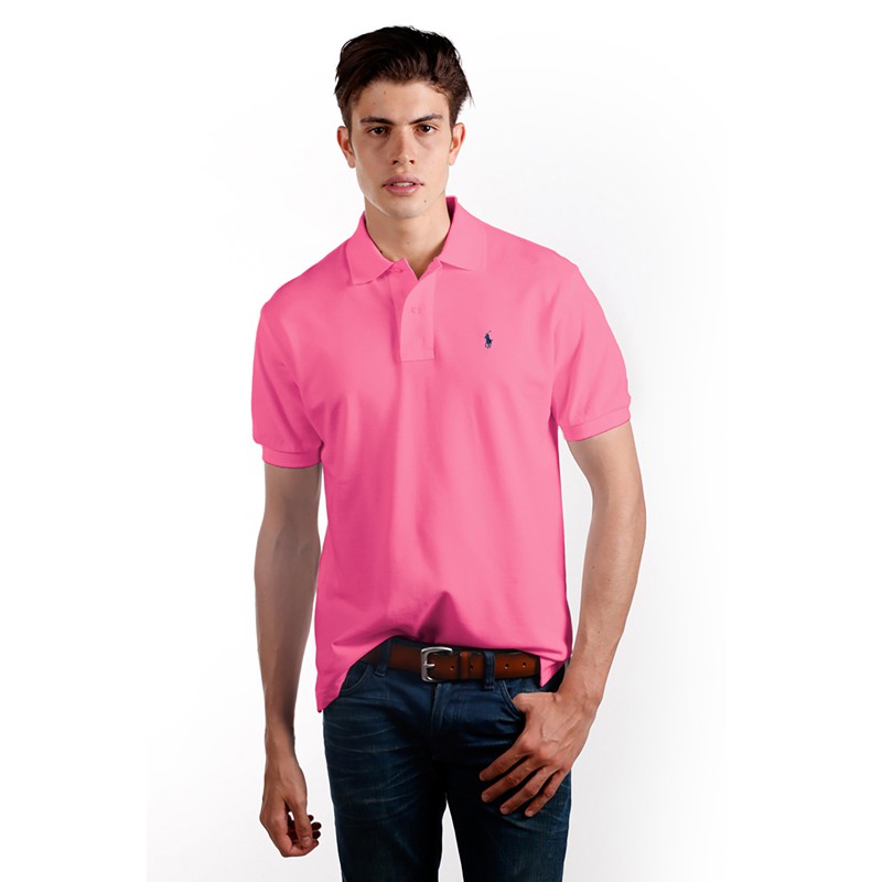  POLO  RALPH  LAUREN  Polo  Shirt Basic Classic Fit Maui Pink 