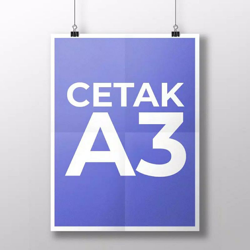 

Cetak Art paper ukuran A3