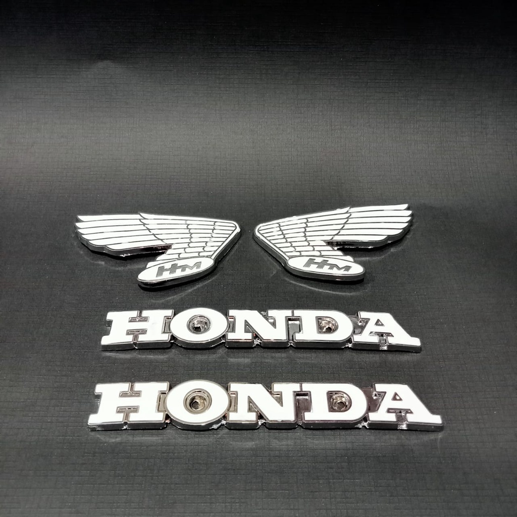 EMBLEM TANGKI HONDA CB100 125 GELATIK LOGO TANGKI CB MODEL SAYAP IMPORT