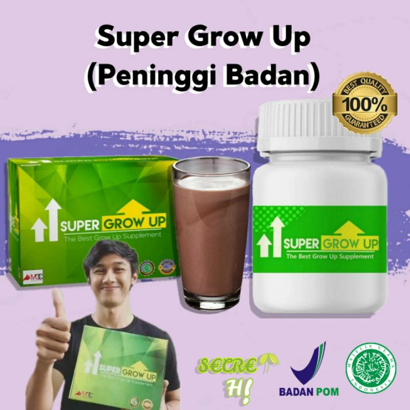 

Super Grow Up | Susu untuk Patah Tulang | Peninggi Badan | Penambah Tinggi Badan