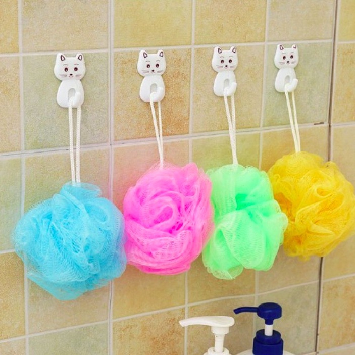 Spons Mandi Jaring Spon Sponge Shower Gel Spons Mandi Bath Puff