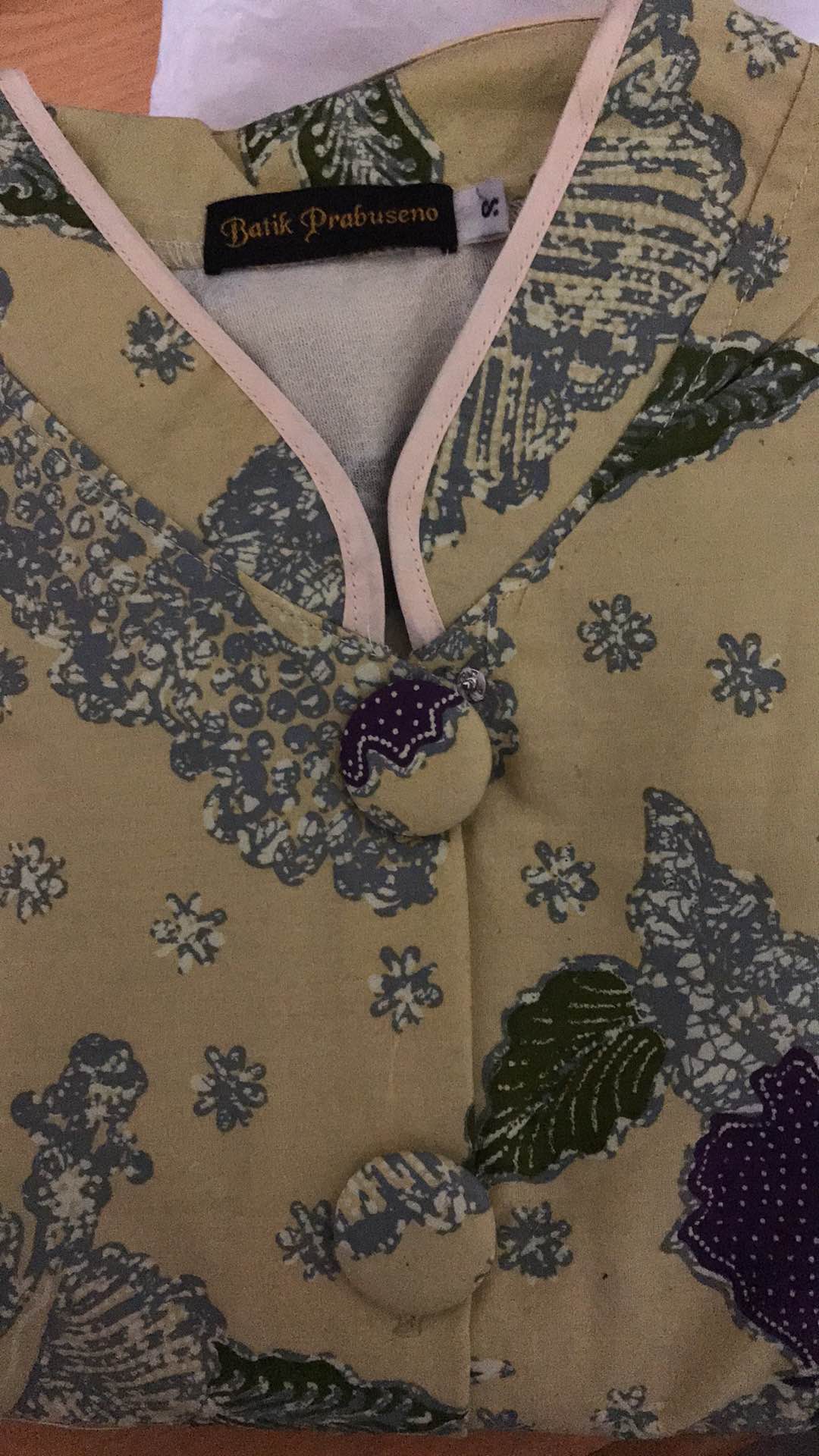 Amanda Atasan Batik Wanita Pakaian Cewek Printing Lengan Panjang Modern Premium