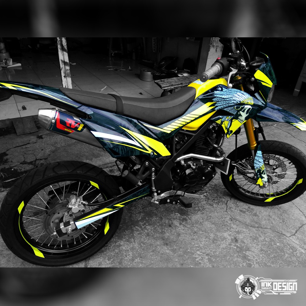 Sticker Motor Full Body Decal Motor Design Bebas Design Custom