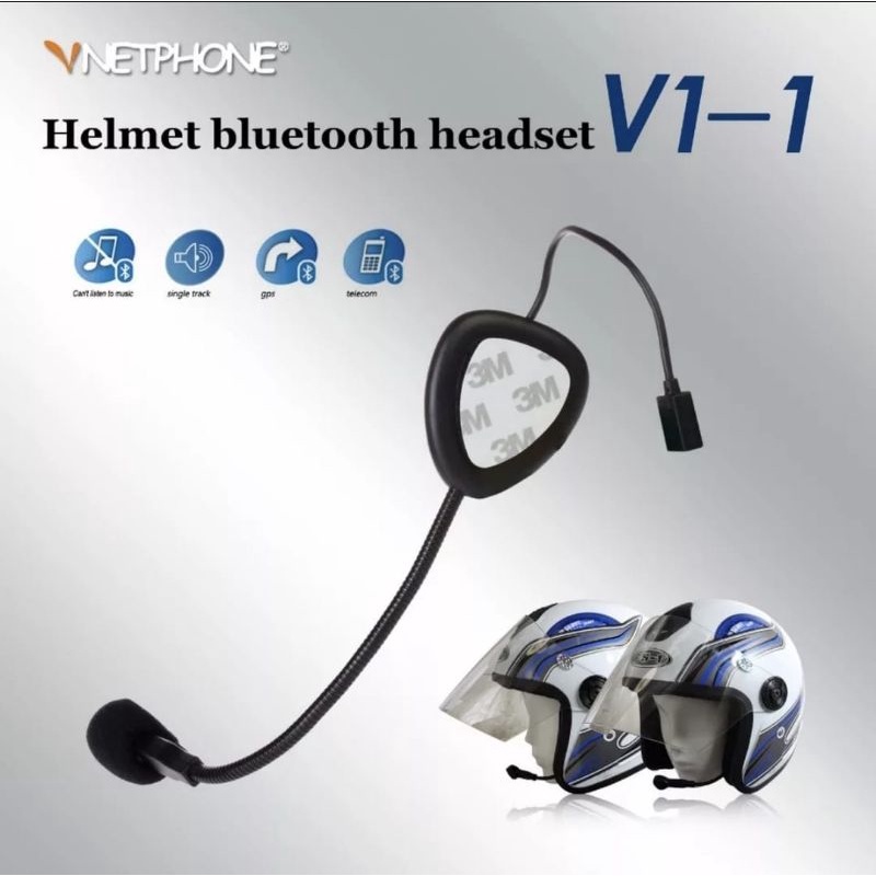 V1 motorcyle bluetooth Headphone for half face helmet headphone untuk helm