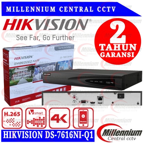 NVR HIKVISION 16CH DS-7616NI-Q1 / NVR HIKVISION 16 CHANNEL