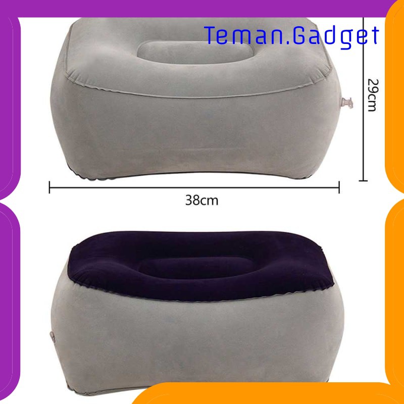 TG-FS070 TaffHOME Bantal Angin Kaki PVC Inflatable Relaxing Pillow - JJ06114