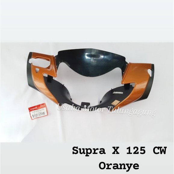 BATOK DEPAN BATOK LAMPU BATOK ATAS SUPRA X 125 CW ORANYE / ORANGE ORI (53205-KPH-700FMR)