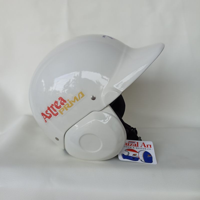 Helm Astrea Prima Putih Glossy