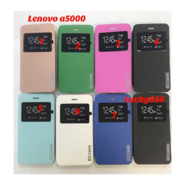 Wallet lightening lenovo a5000 / case lenovo a5000 / lenovo a 5000