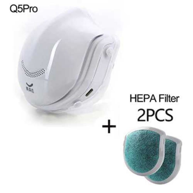 MASKER ELEKTRIK HEPA FILTER USB Q5 PRO ORIGINAL XIAOMI