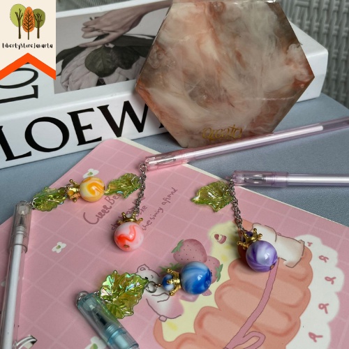 

Pulpen Gantungan Kelereng Crown Pena Pen Alat Tulis Kantor Warna Pastel Cantik Lilac Gantungan Kelereng Lucu Imut Fancy