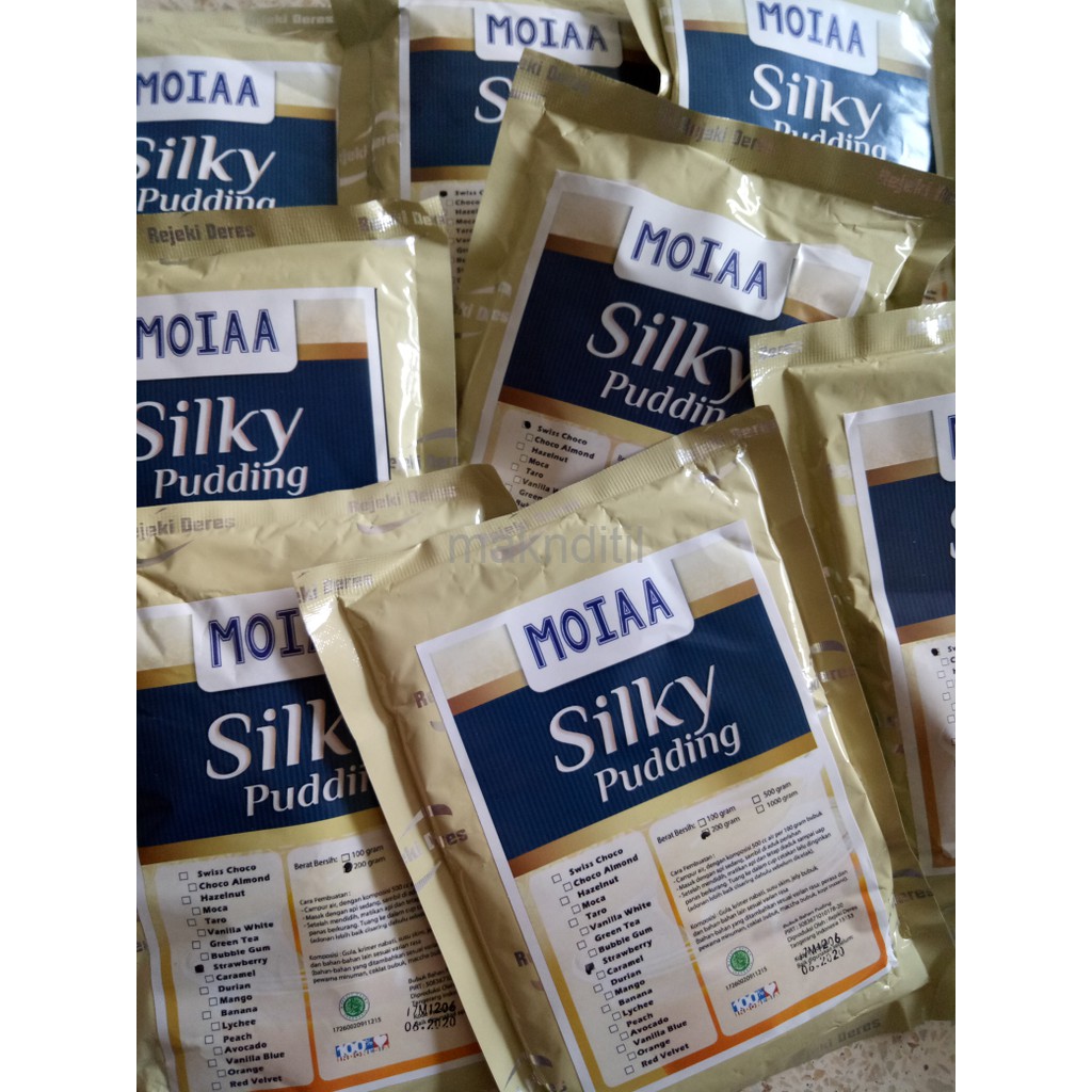 

Moiaa Silky Pudding | Moiaa Murah | 200 gram