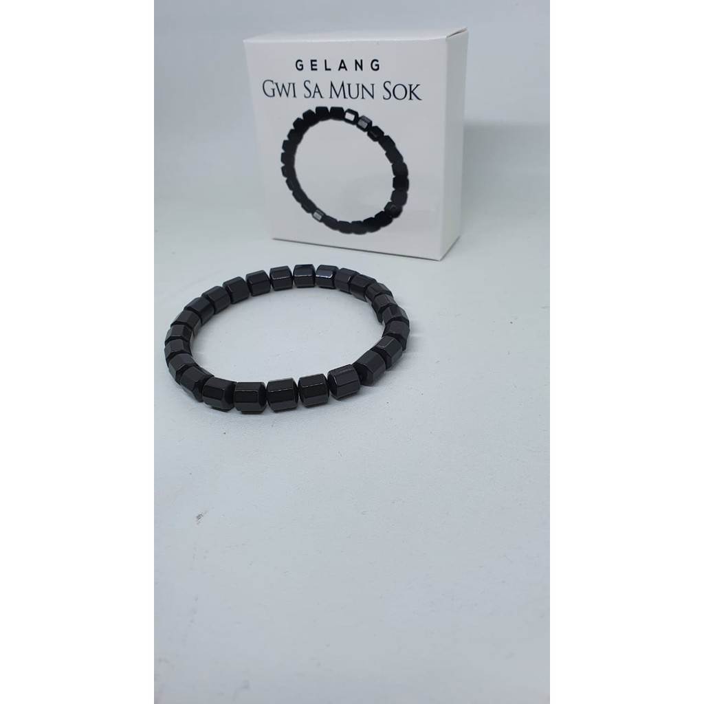 Gelang Kesehatan Batu Gwisamunsok Segi 8 Original