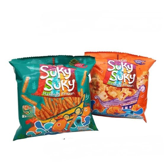 Oishi Suky Suky Makanan Ringan 10gr 1 Renceng isi 10 pcs