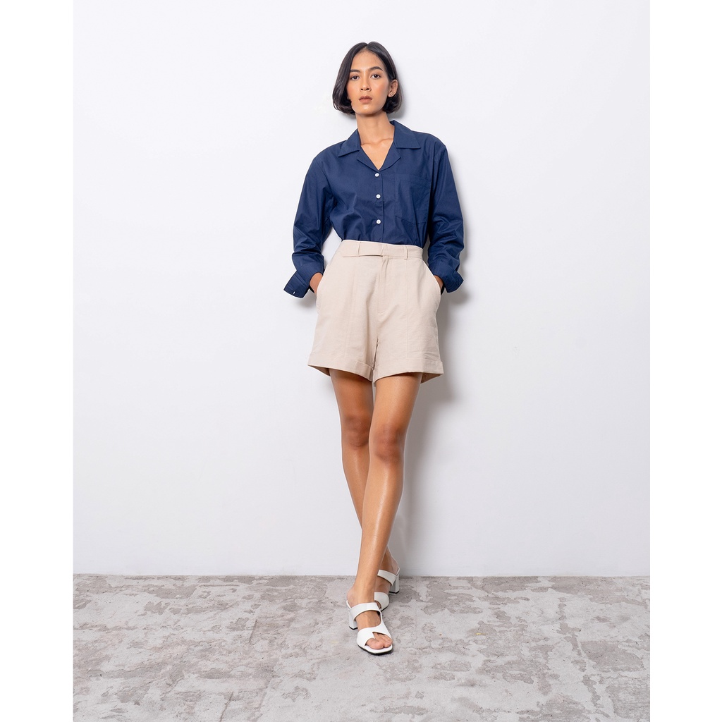 PLAIN - Lindsey Linen Short Pants