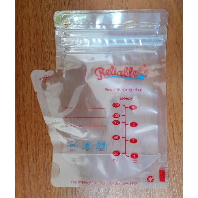 Kantong Asi /  BREASTMILK STORAGE BAG 30 x 120 ml Gabag Kolibri BPA Free 120ml asip asi perah