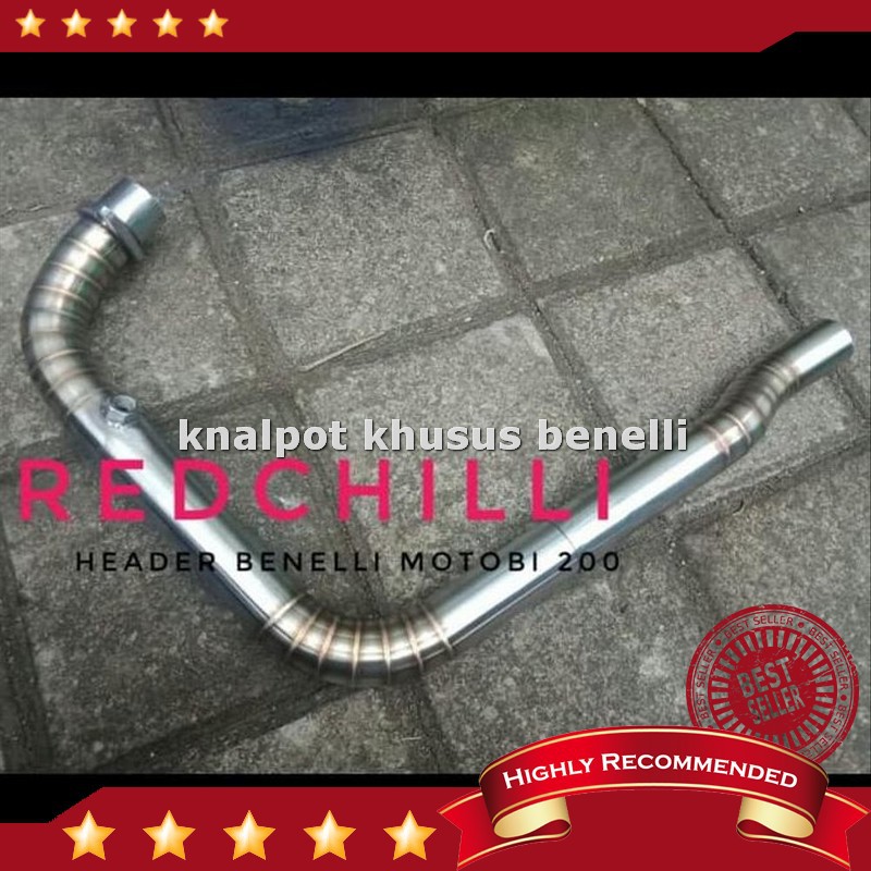 Promo Limited Header . Leher Knalpot Benelli Motobi Evo 200. Benelli Motobi Evi 200