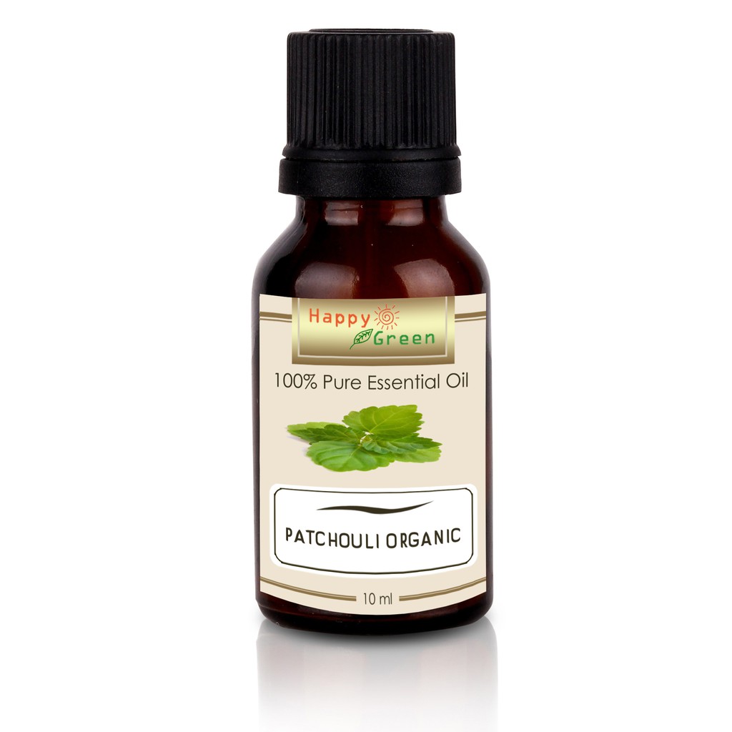 Happy Green ORGANIC Patchouli Essential Oil - Minyak Nilam Organic 100% Murni