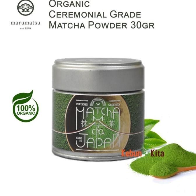 

[COD] Marumatsu Organic Ceremonial Grade Matcha Powder 30 gr [COD]