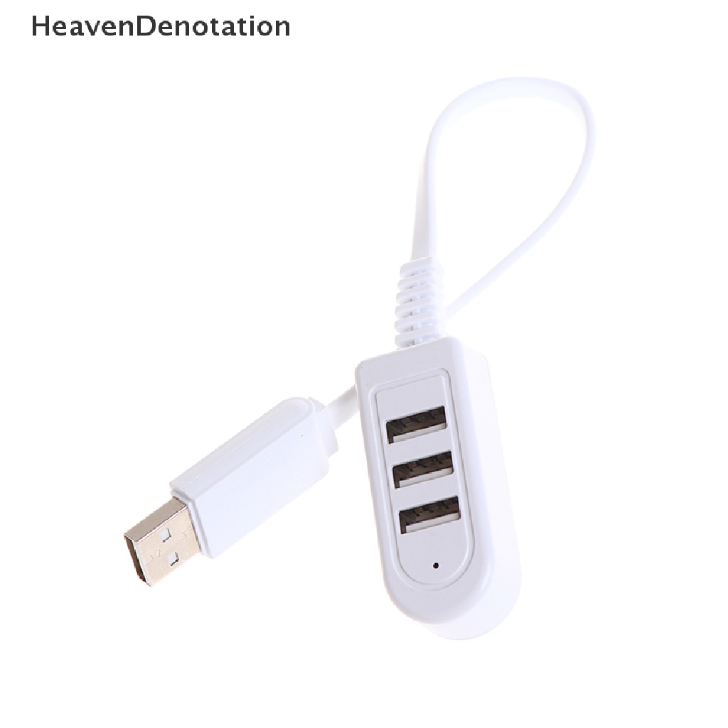 [HeavenDenotation] 3 Ports USB 3.0 Multi High Speed HUB Splitter Expansion Laptop For Desktop PC