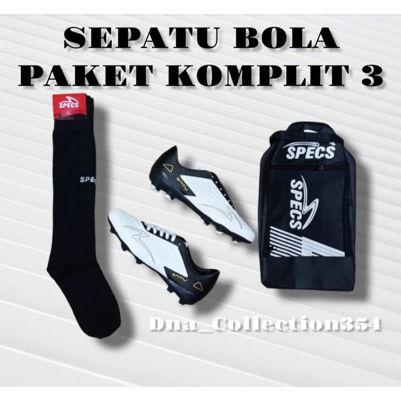 Paket Komplit 4 Sepatu Sepak Bola SPECS Satu FG Ewaklok Semi Original Termurah Best Seller Mantap Ji