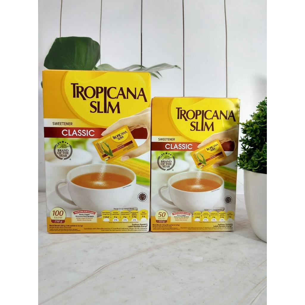 Tropicana Slim Sweetener Classic / Gula isi 50 125g