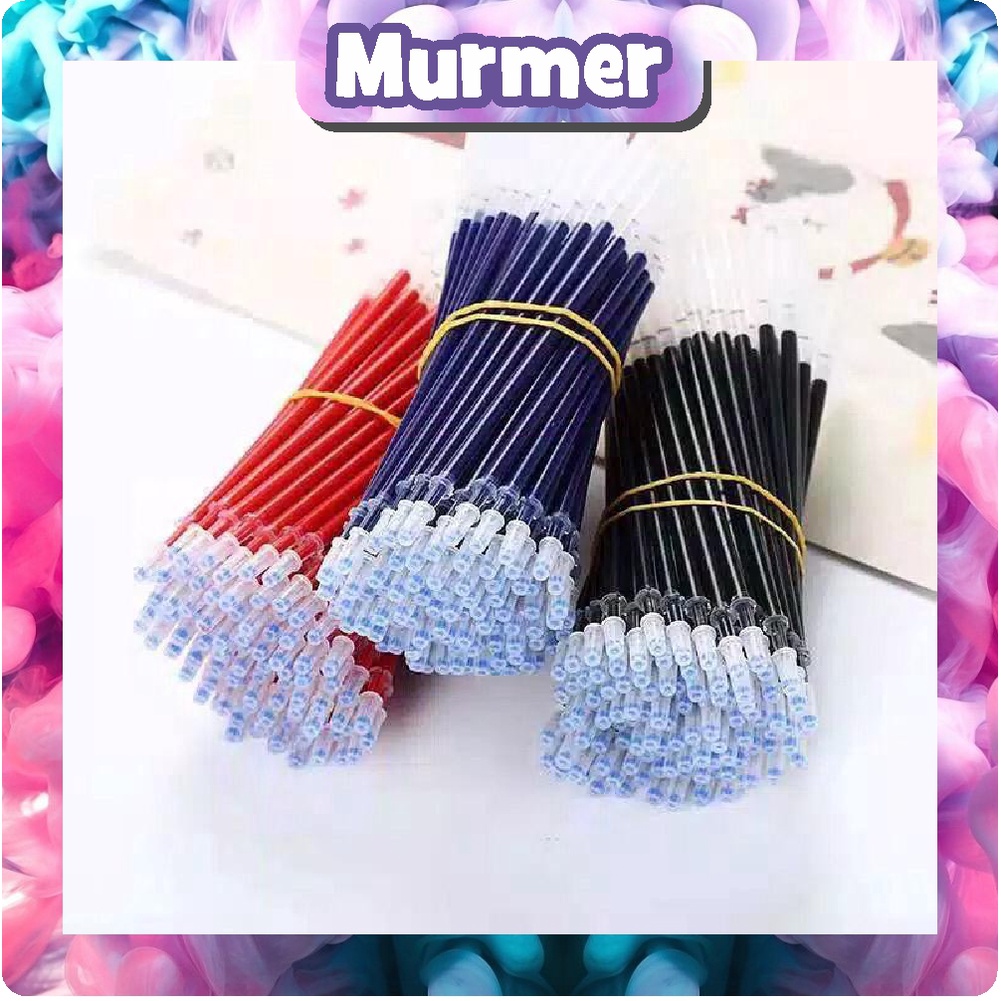 MurmerOfficial R170 Refil Pena Gel Isi Ulang Tinta Cair 0.5MM Pena Murah Produk Import