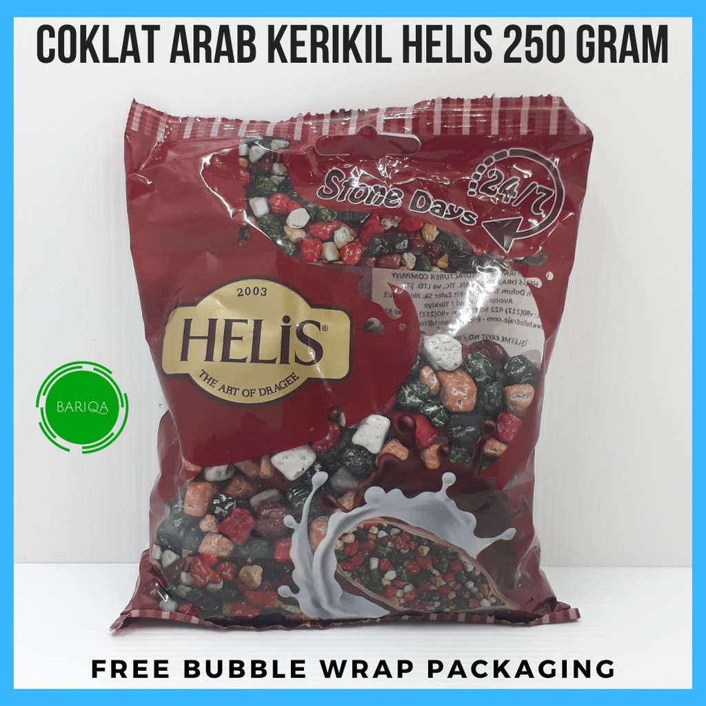 

COKLAT KERIKIL HELIS 250 Gram COKELAT ARAB OLEH-OLEH HAJI UMROH