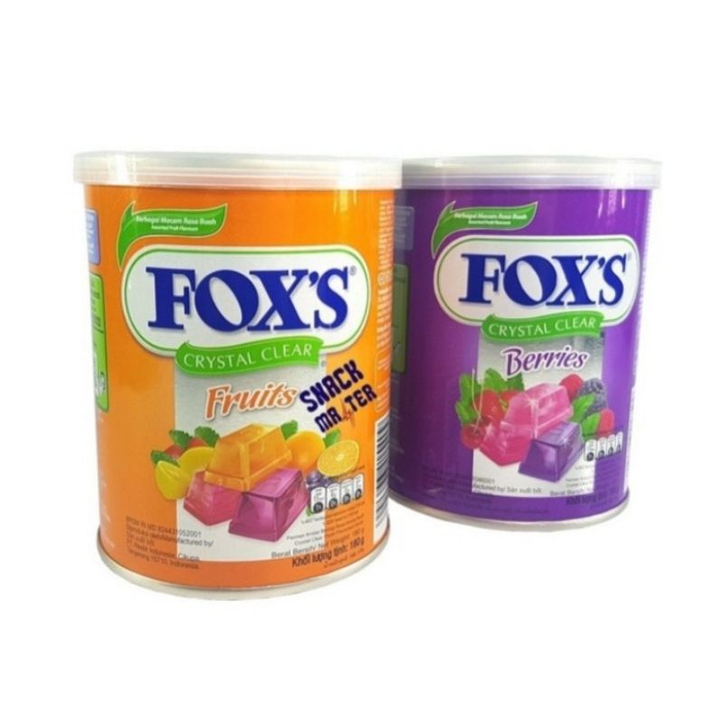 

Permen FOX'S Tin Crystal Clear Candy Kaleng 180gr