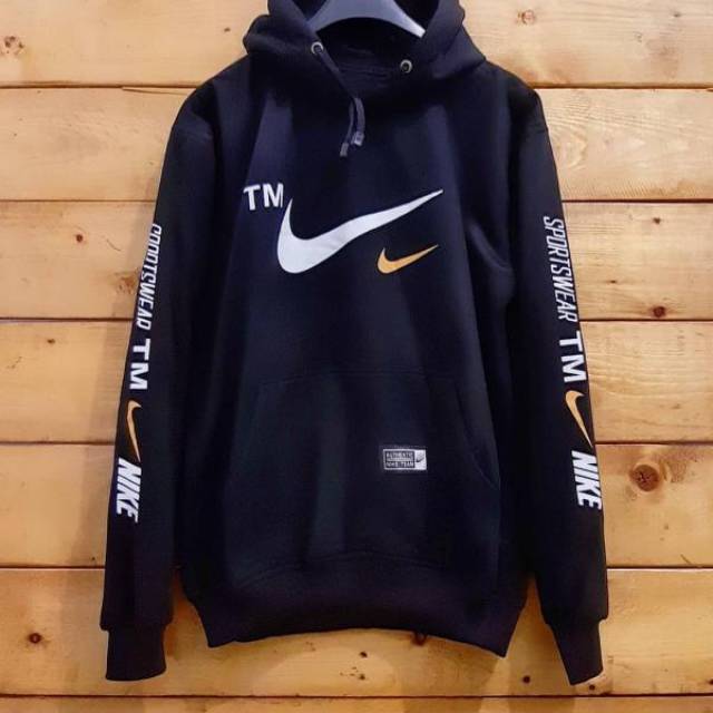 Hoodie HD Nike sportwear hitam