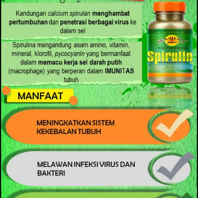 Sea quill spirulina 30 tablet