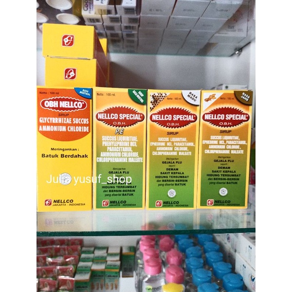 nellco special PE obat syrup 100ml rasa menthol /obat batuk NELLCO 100ML | NELLCO PE MENTHOL | NELLC