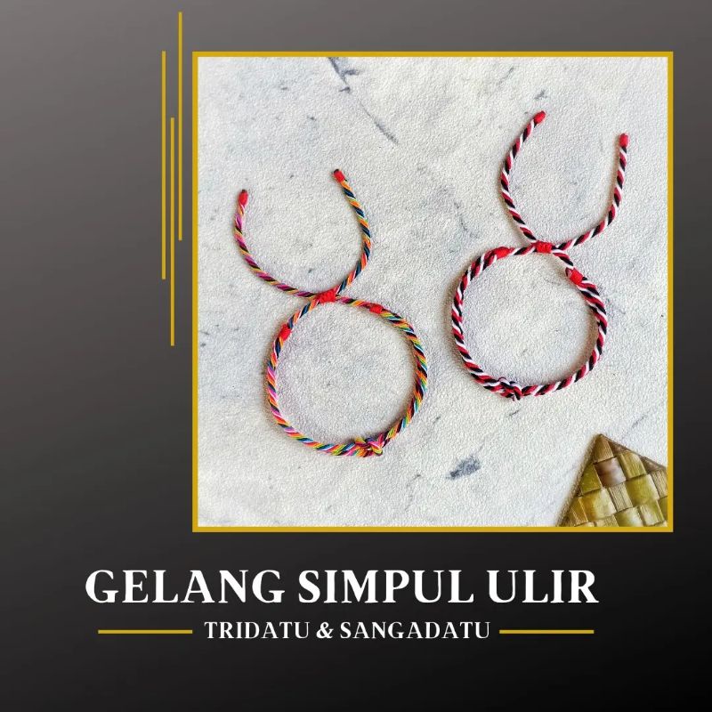 Gelang Simpul Ulir Tridatu &amp; Sangadatu / Gelang Tridatu Cowok / Gelang Sangadatu Besakih / Tridatu Khas Bali / Tridatu Custom / Gelang Khas Bali / Oleh Oleb Bali Murah / Kerajinan Khas Bali / Gelang Pria / Gelang Tridatu Murah / Craftdewata