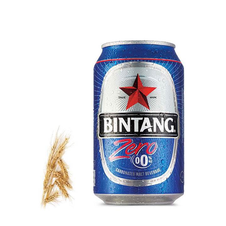 Bintang Zero 0% Alkohol Kaleng kemasan 330ml Per Dus isi 24 Kaleng