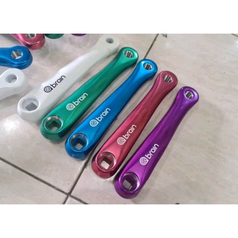 crank arm sepeda merk brain vuelta pista original bcd 130 mm 130mm crank bisa sepeda fixie lipat folding bike seli roadbike balap road bike