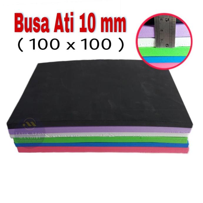 Spon Eva 10Mm Lembaran (100X100Cm) / Busa Ati / Spon Karet / Busa Hati