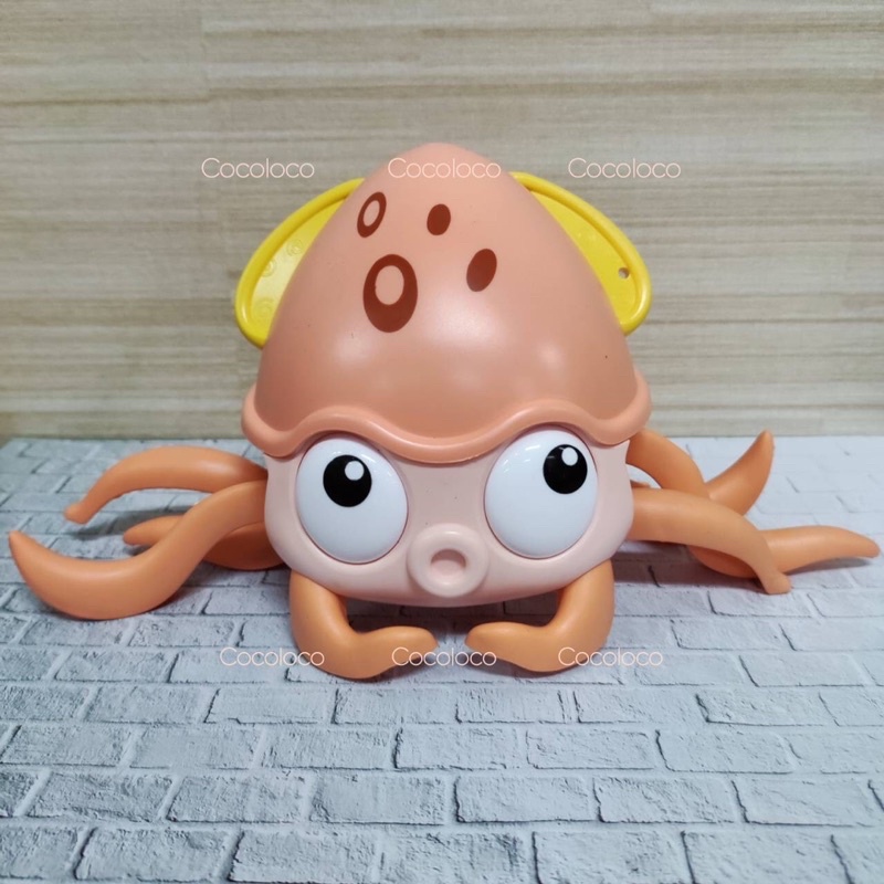 Bath Toy Walking Octopus Mainan Gurita Anak