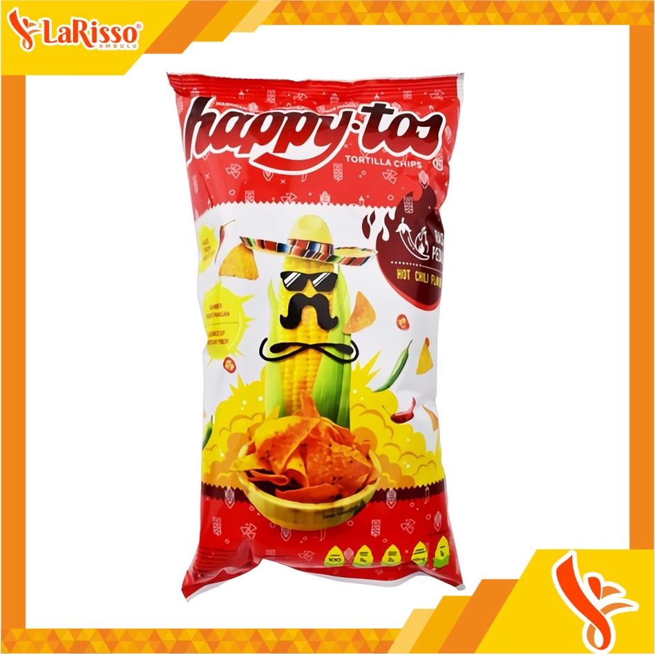 

HAPPY TOS KERIPIK JAGUNG 140GR PEDAS