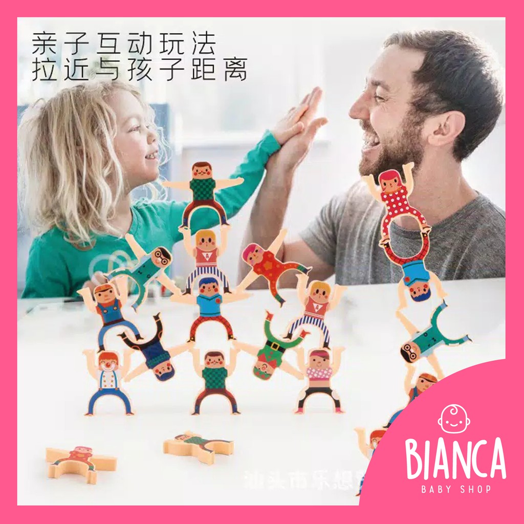 BIANCA - Mainan Edukasi Jenga Balance / Mainan Keseimbangan