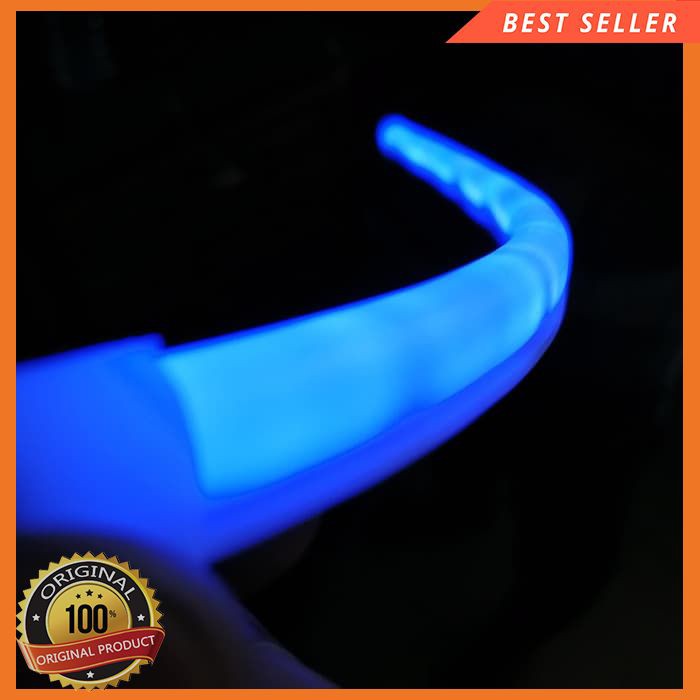 Lampu Alis Panjang Lentur Motor Honda Vario 150 Biru Putih