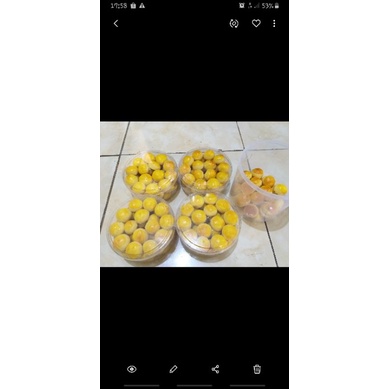 

kue nastar dengan selai nanas isi ( 500gram )