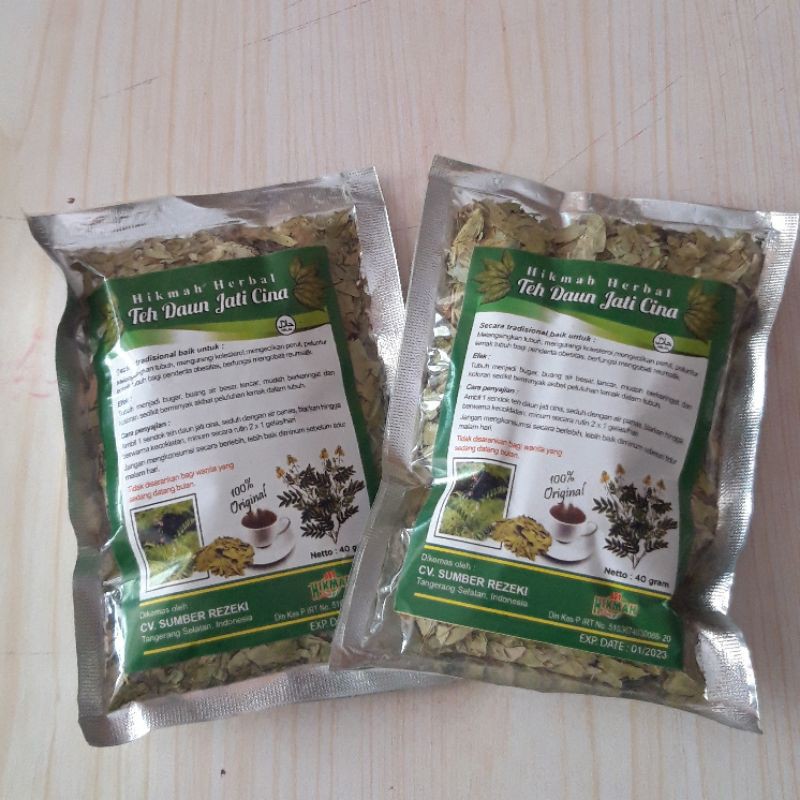 Teh Daun Jati Cina Teh Herbal Peluntur Lemak Tubuh - Teh Pelangsing Diet