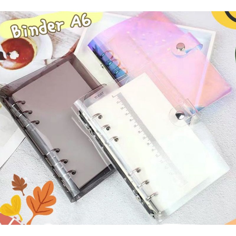 

[CM's] Cover Binder A6 Tranparant PVC - 6 Lubang