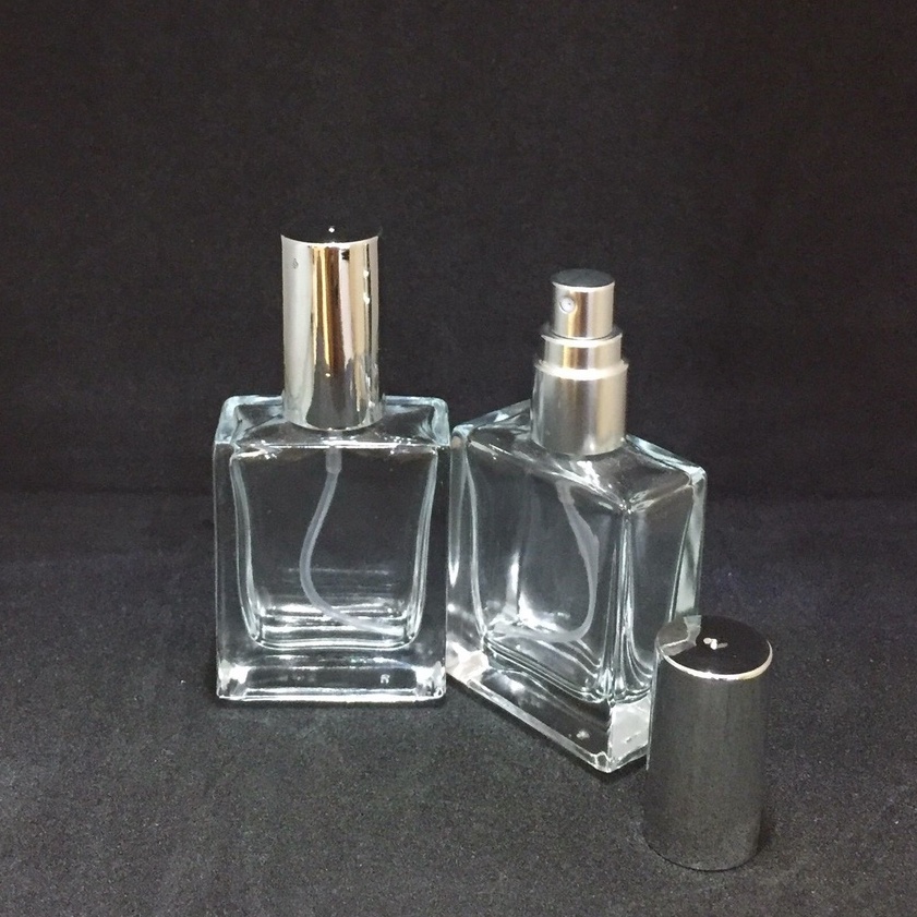 BOTOL HARMES SILVER &amp; BLACK KOTAK / 15 ML ( DRAT / ULIR )