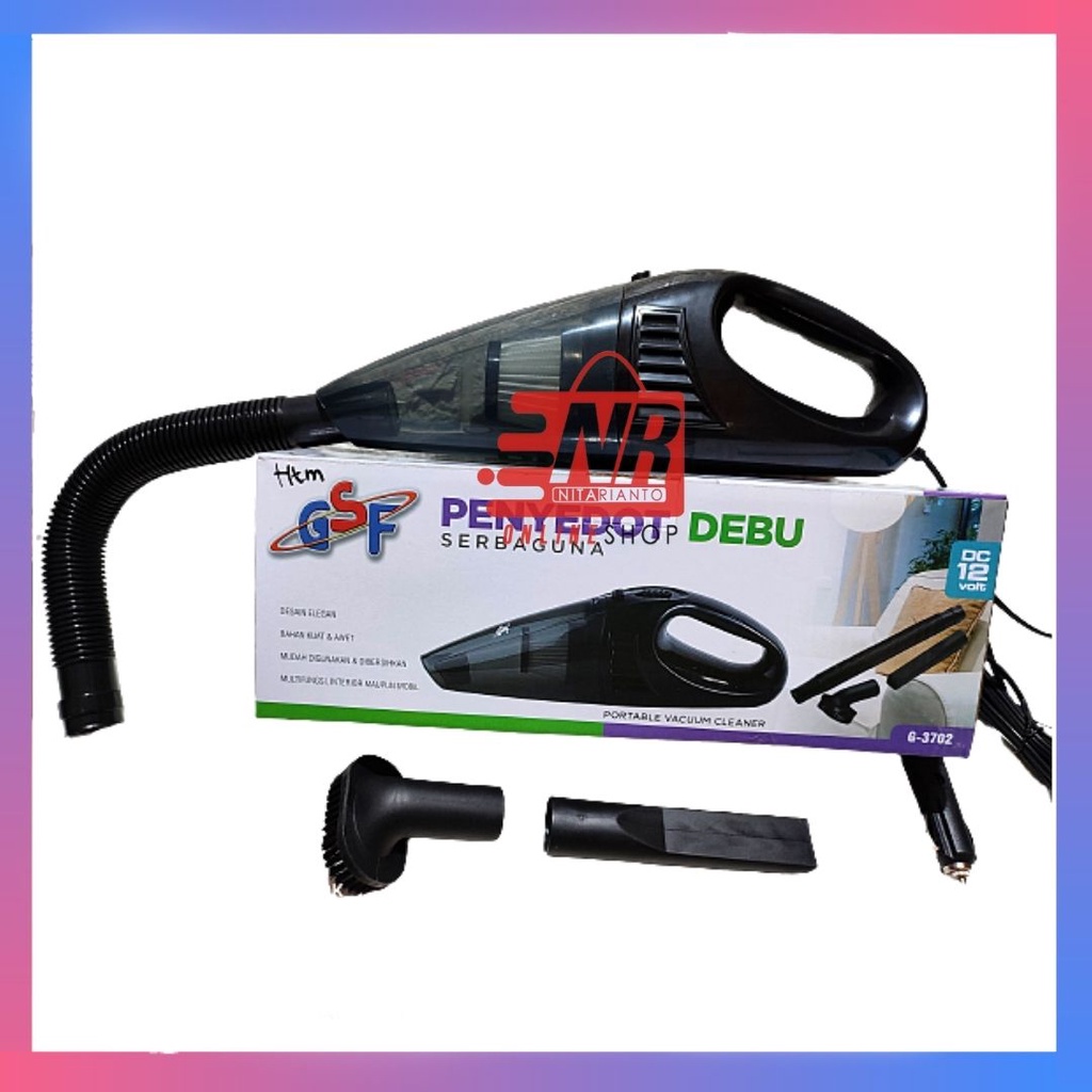 Vaccum Cleaner Penyedot Debu GSF G-3702 / Penyedot Debu Mobil / Vacum Cleaner Car