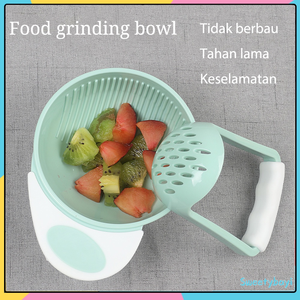 Sweetybayi Baby food maker peralatan makan bayi food masher bowl