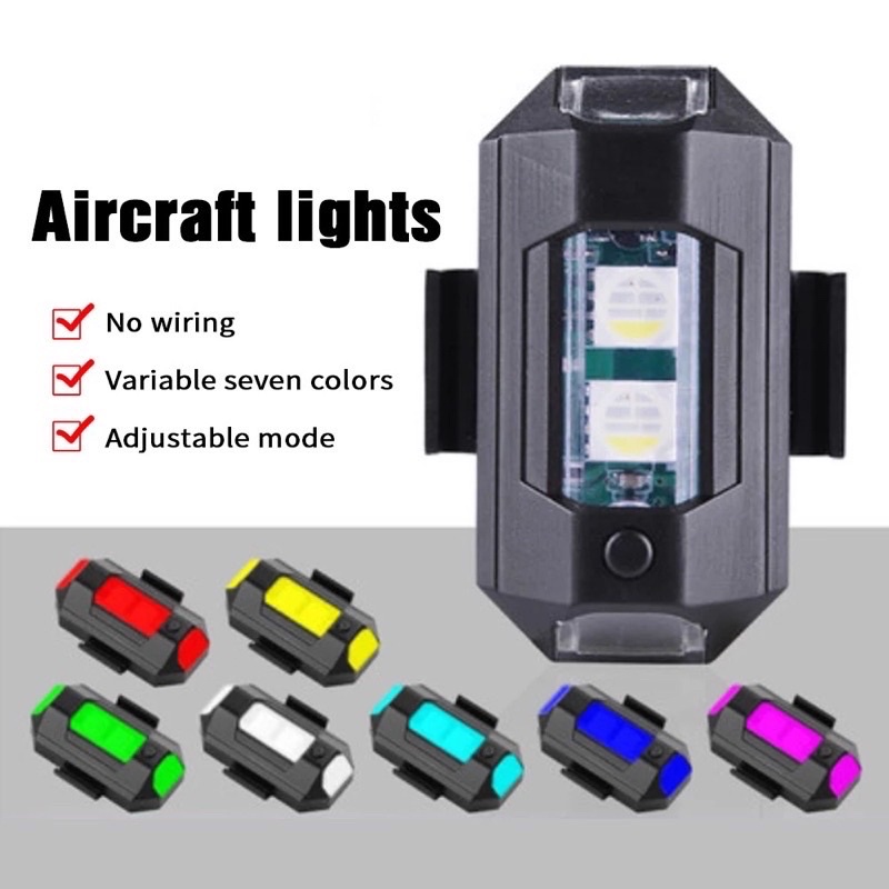 Lampu variasi motor lampu kedip kedip model pesawat lampu pesawat sepeda motor mobil universal