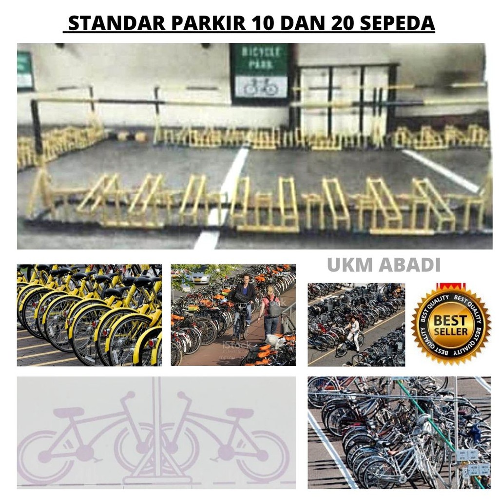 Standar Parkir 10 Dan 20 Sepeda Universal Bike Stand Paddock 101105