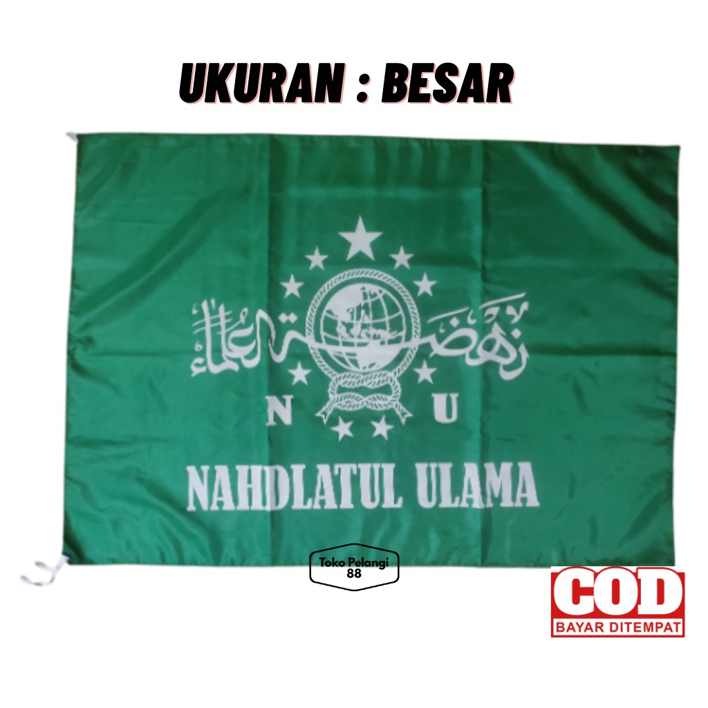 Bendera NU Nahdhatul Ulama Besar 80x120cm